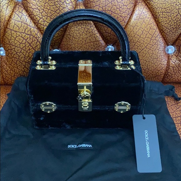 Dolce & Gabbana Handbags - Dolce Gabbana Box Vanity Black Italy Handbag